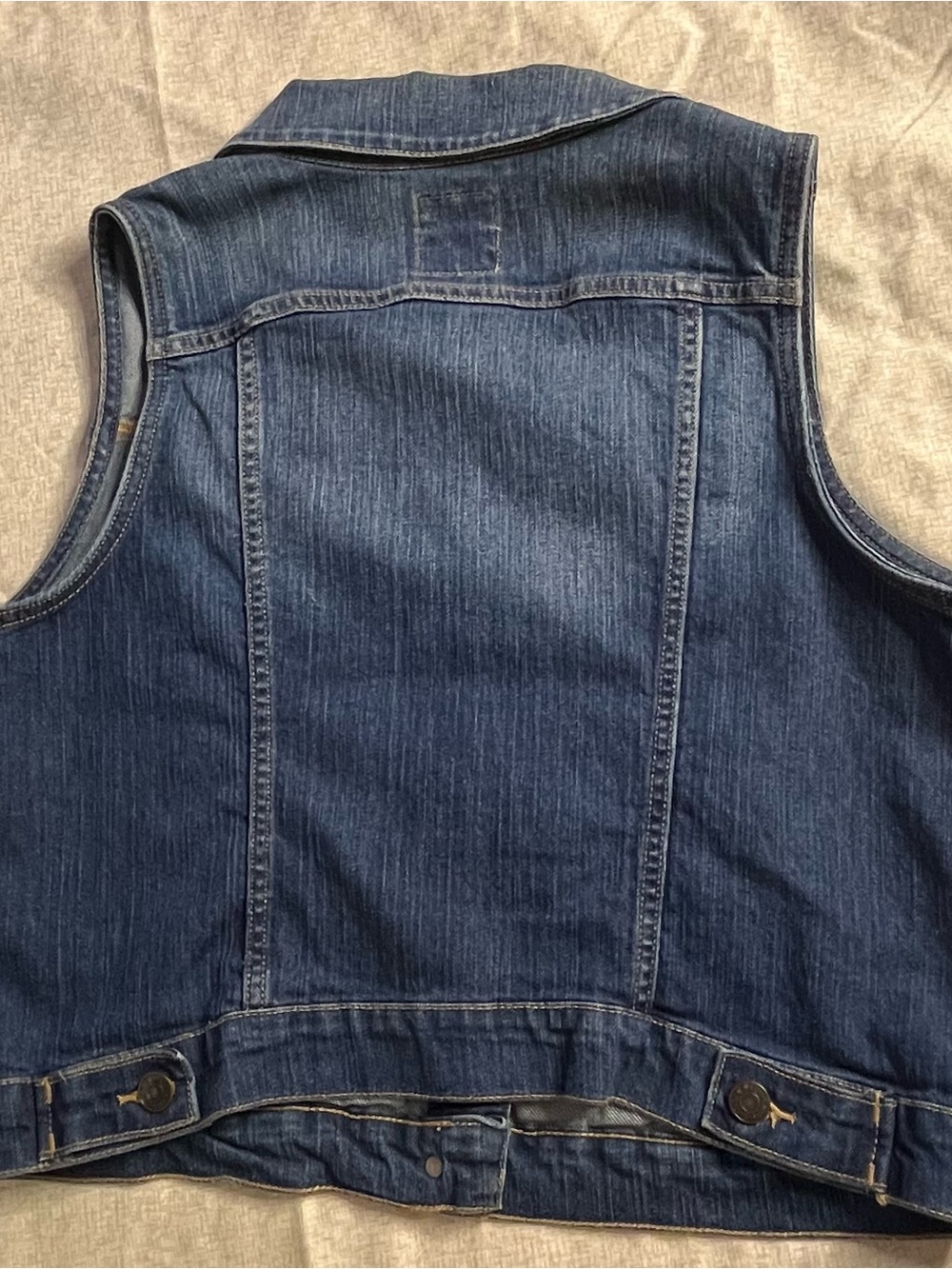 Old Navy Denim Button-Up Vest - Picture 3 of 7